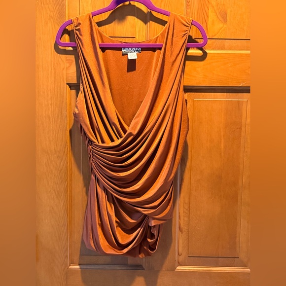 Randolph Duke Ruched Drape Top - Picture 5 of 7